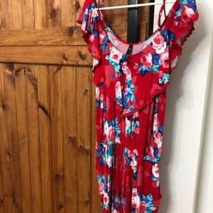 Cute Jessica Simpson red romper